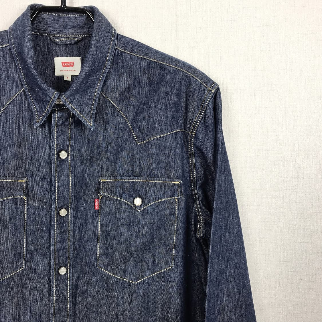 리바이스 Levi's 데님 셔츠 남방 남성S (90) 상품이미지4