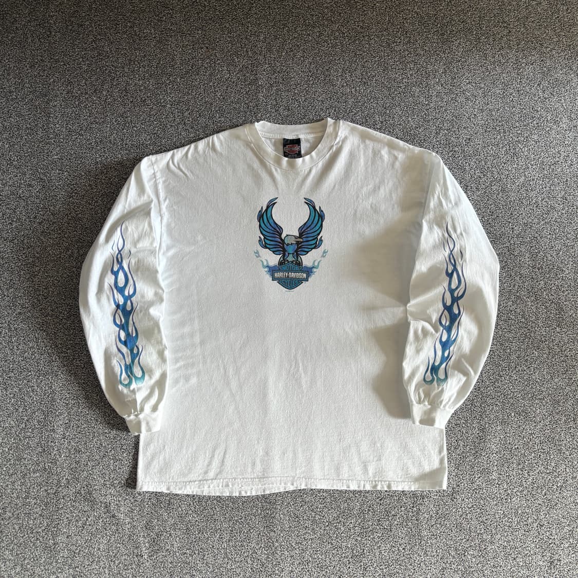 빈티지 할리데이비슨 플레임 롱슬리브 티셔츠 상품이미지3