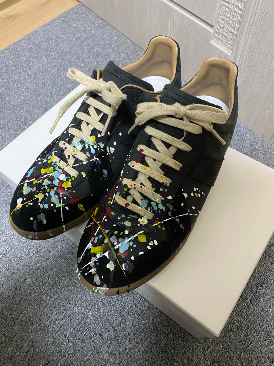 [41.5]메종 마르지엘라 21ss 페인팅 독일군 블랙 상품이미지2