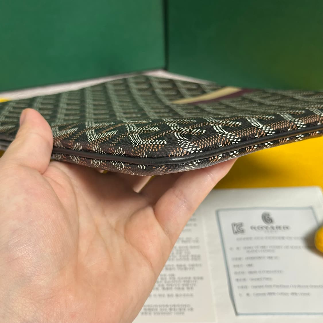 [MM] 고야드 마카쥬 세나 클러치 블랙 상품이미지5