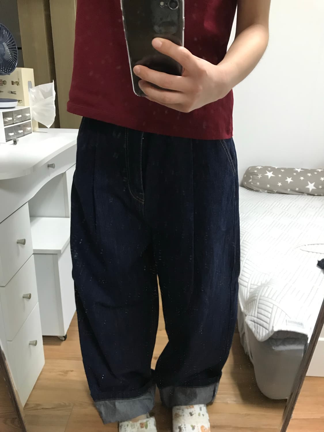 핀턱 생지데님 상품이미지1