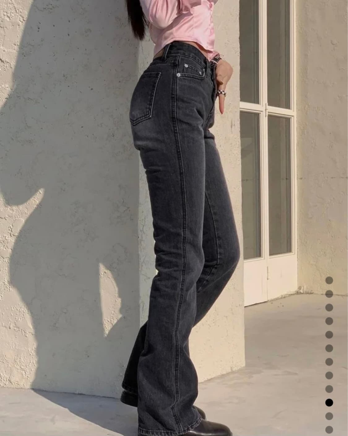 페일제이드 다크부츠컷 데님팬츠 상품이미지4