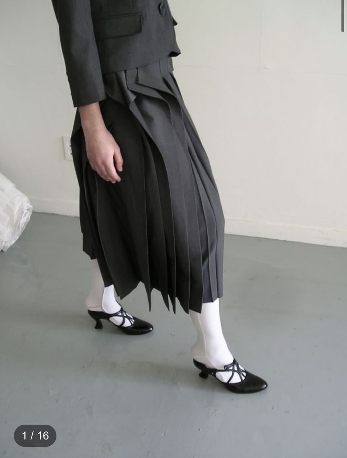 에옹쓰 O ffbeat pleats skirt 1 상품이미지1