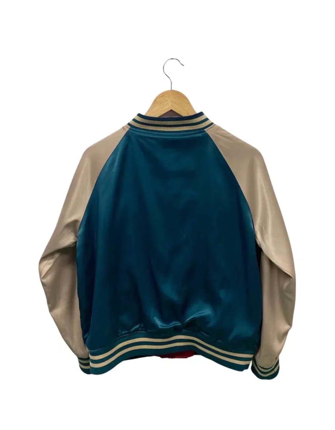 자라 ZARA 리버시블 빈티지 스카쟌 봄버점퍼 M 상품이미지6