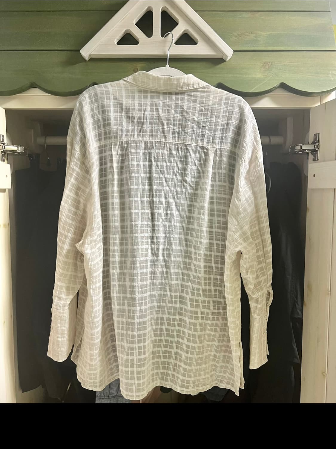 일본빈티지. 체크 셔츠 + 스트라이프 반팔 상품이미지2