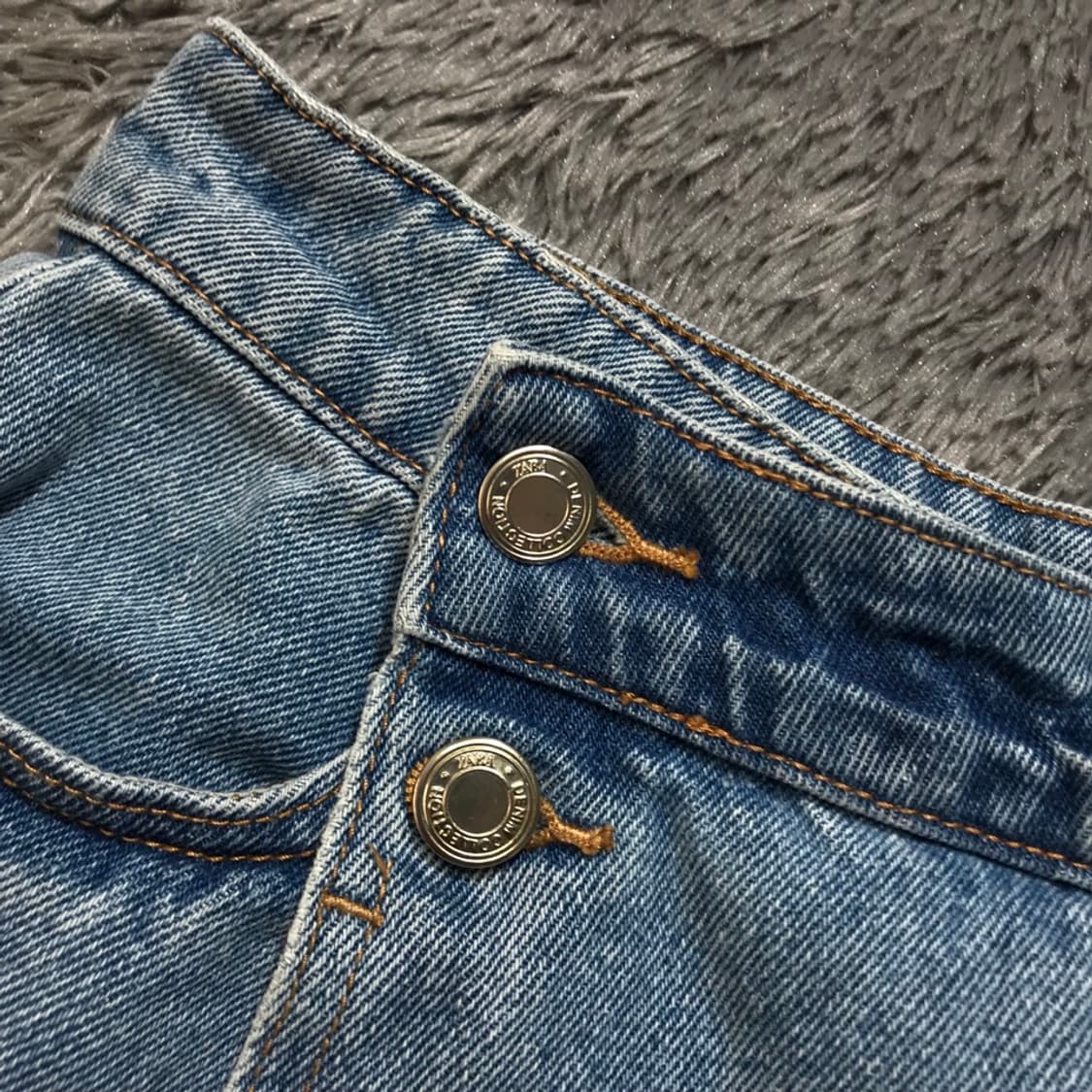 [[여성 S(26), A급] 자라(ZARA) 데님 치마 바지p260 상품이미지4