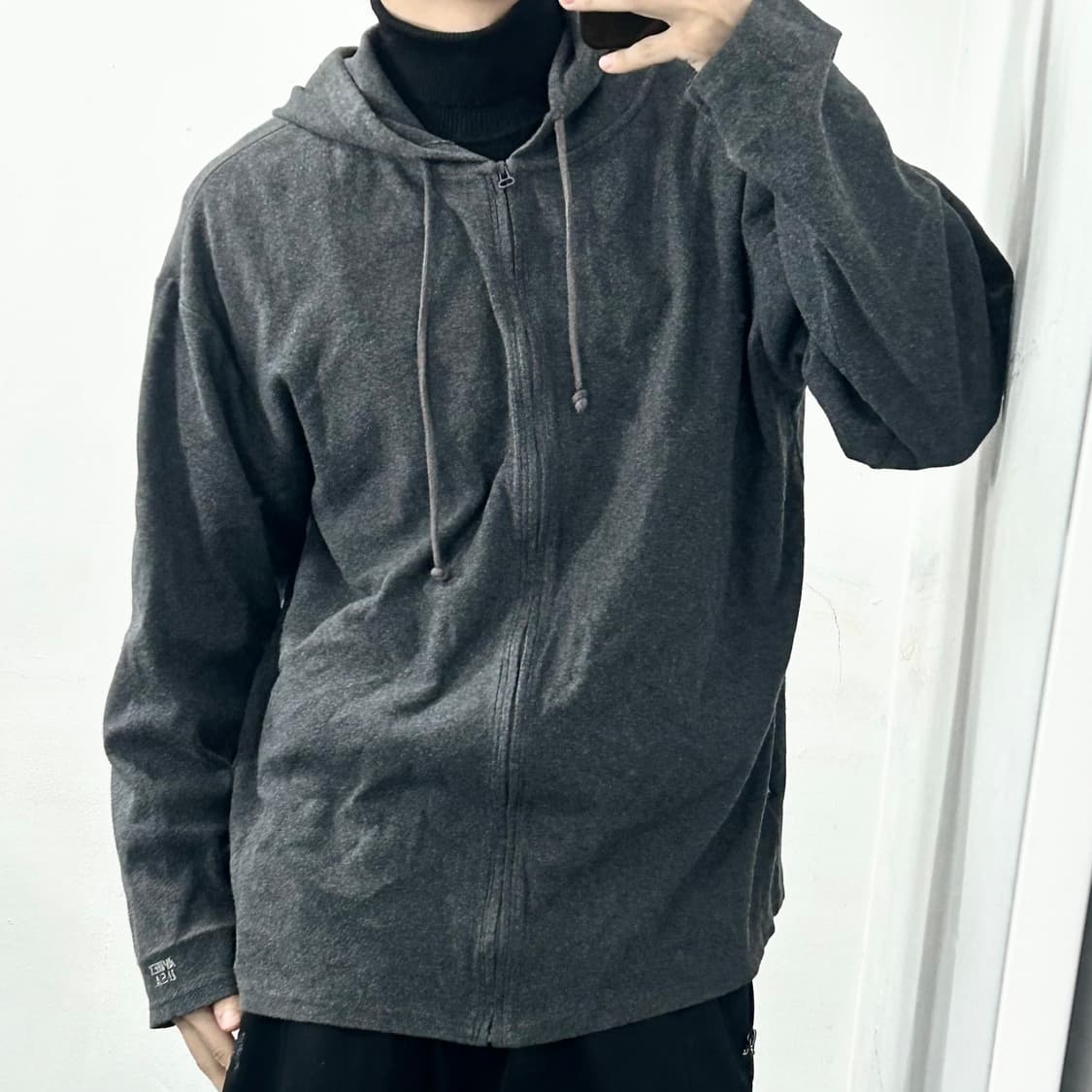 아비렉스 암로고 후드 집업 상품이미지2