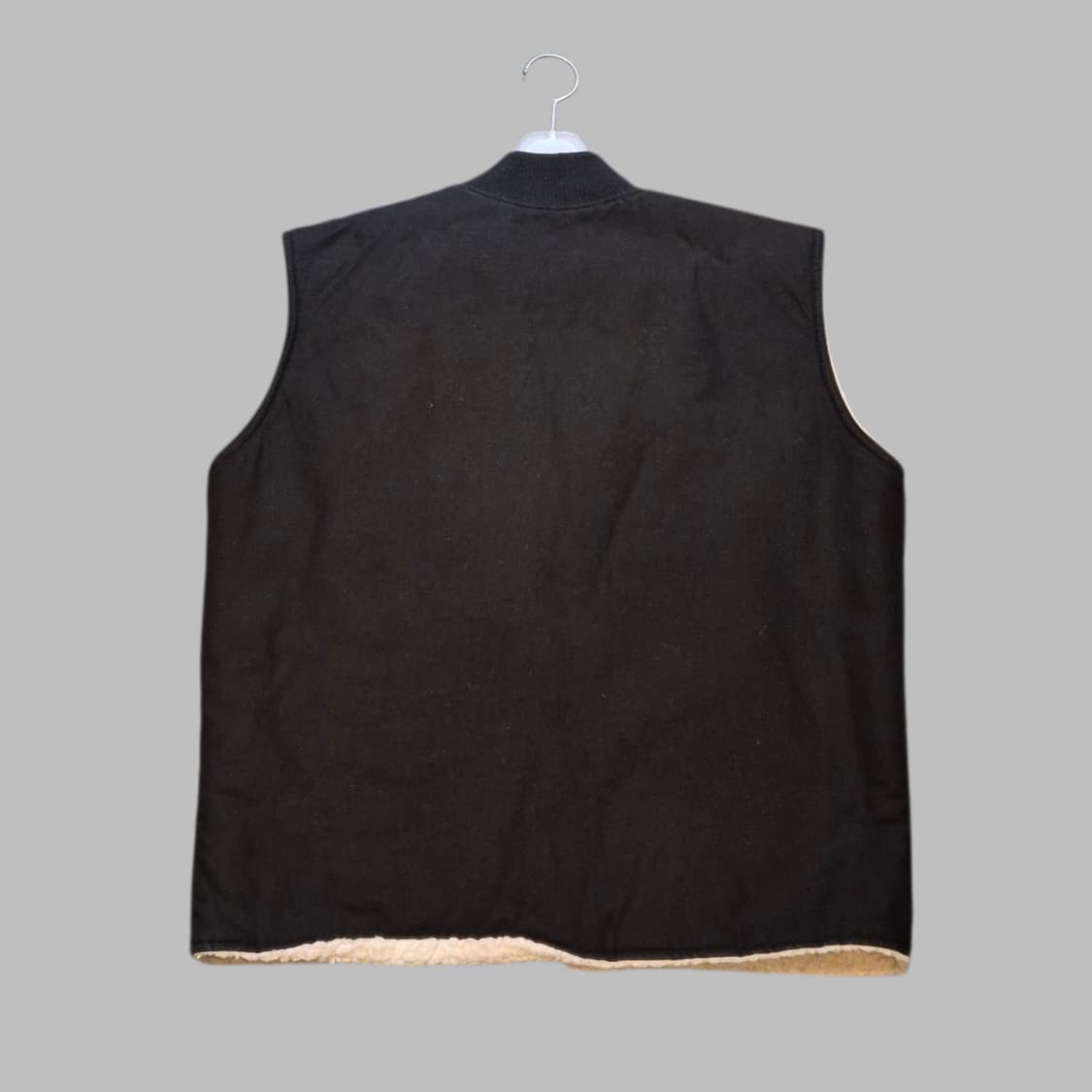 L 안감털배색 면 워크조끼 상품이미지2