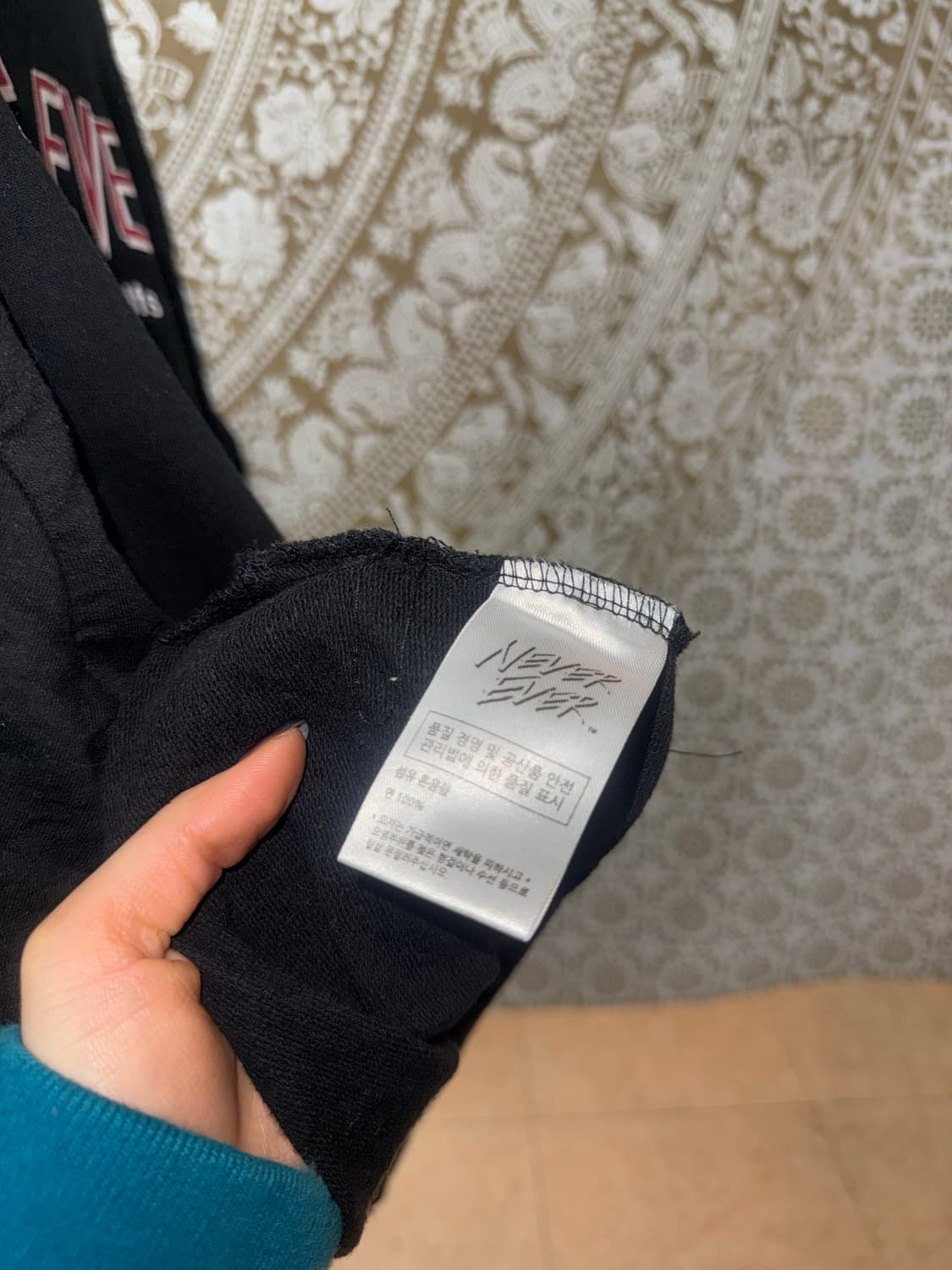 스트라이프 반팔 레이어드 긴팔 티  상품이미지7