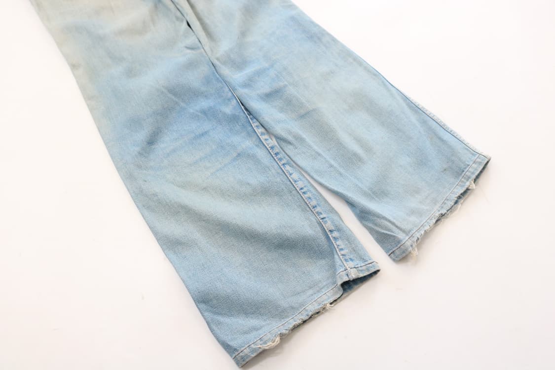 Wrangler 랭글러 빈티지 신치백 라이트 워싱 페인터 데님 팬츠 28 상품이미지9