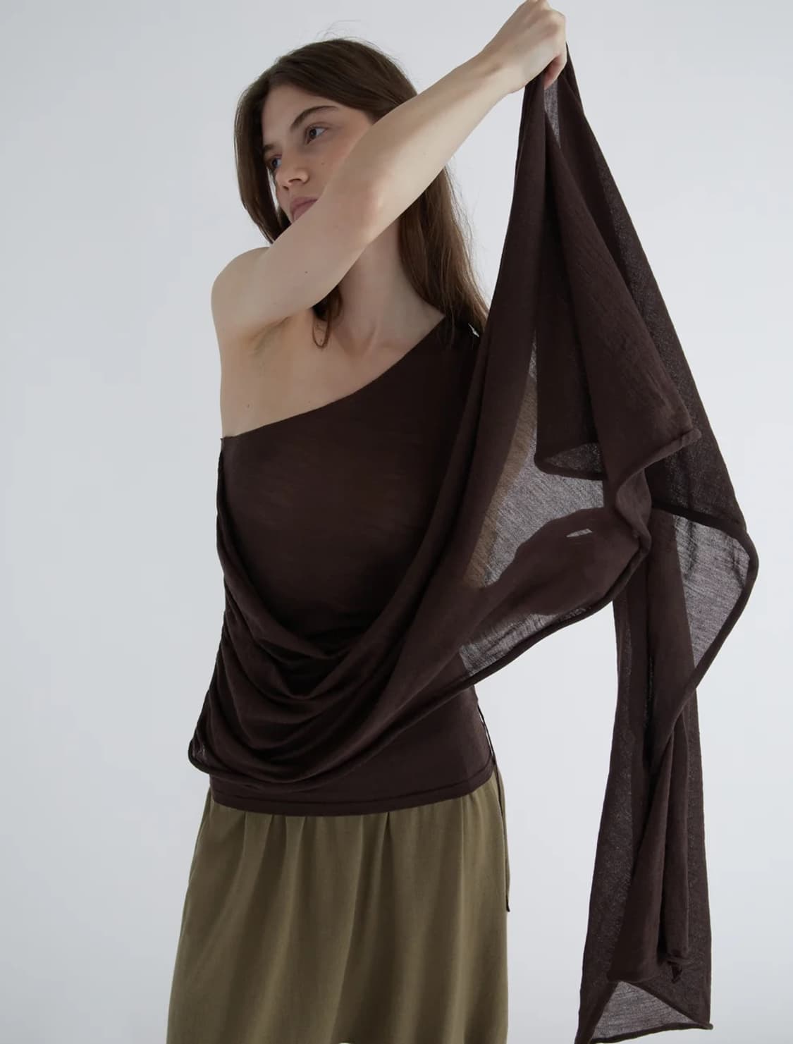 [XS,S,M,L]팔로마울 Puzzle 탑/브라운 상품이미지3