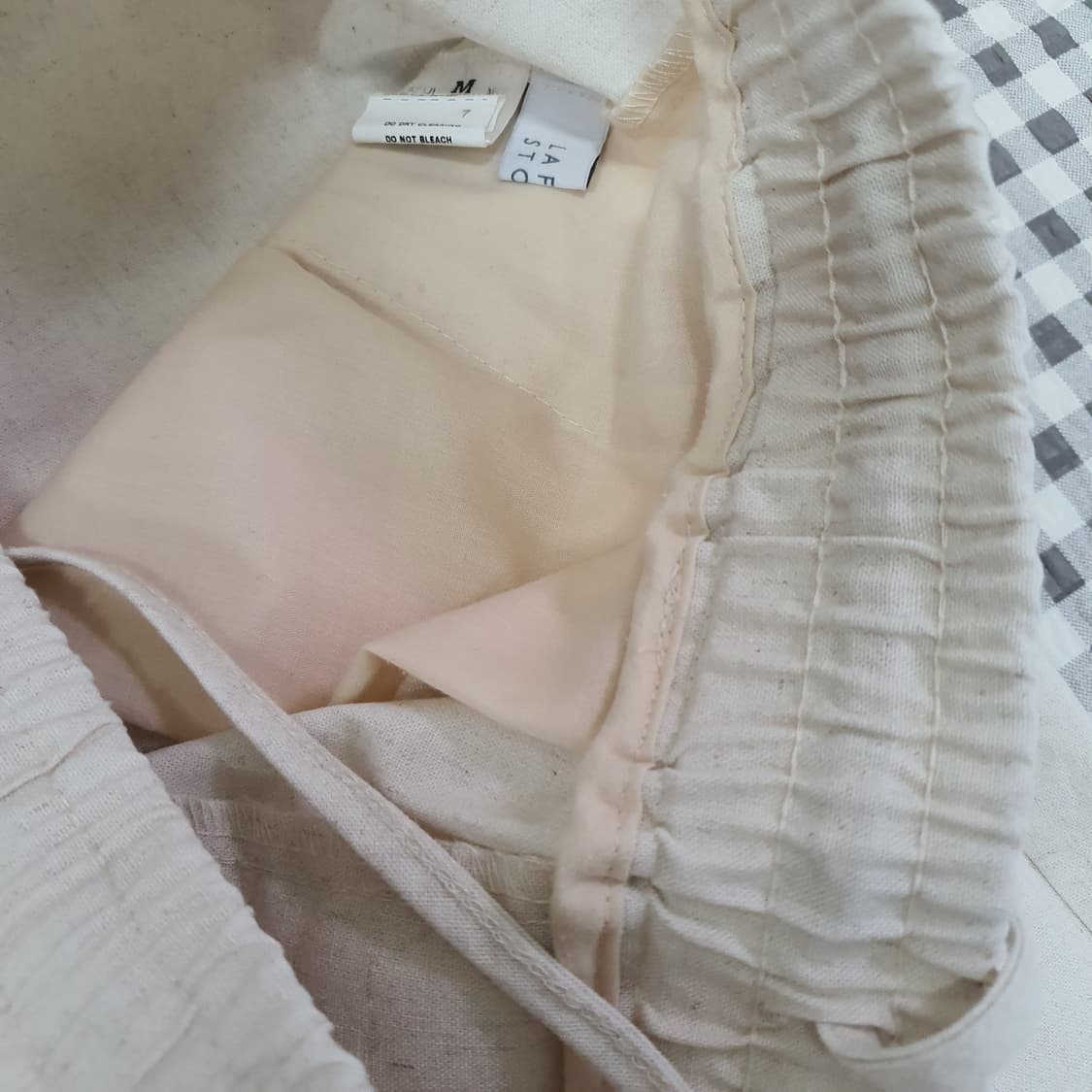 라퍼지스토어 밴딩 린넨 와이드 팬츠 남자29~31 상품이미지2