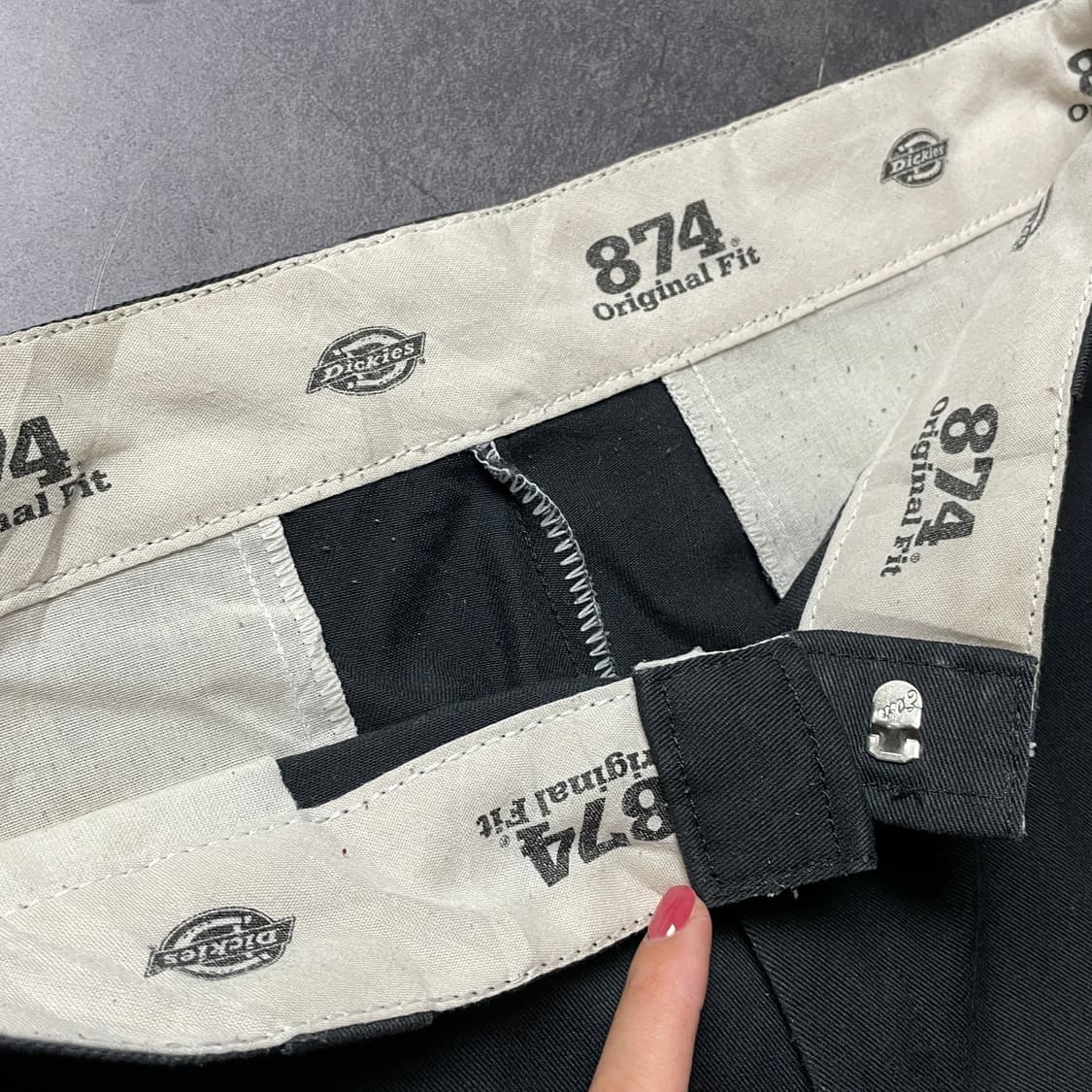 DICKIES 디키즈874 빈티지 블랙 워크 팬츠 A00982 상품이미지9