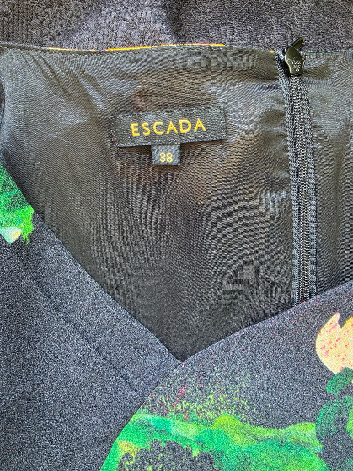 독일 명품 ESCADA 에스까다 플라워 패턴 원피스 상품이미지4
