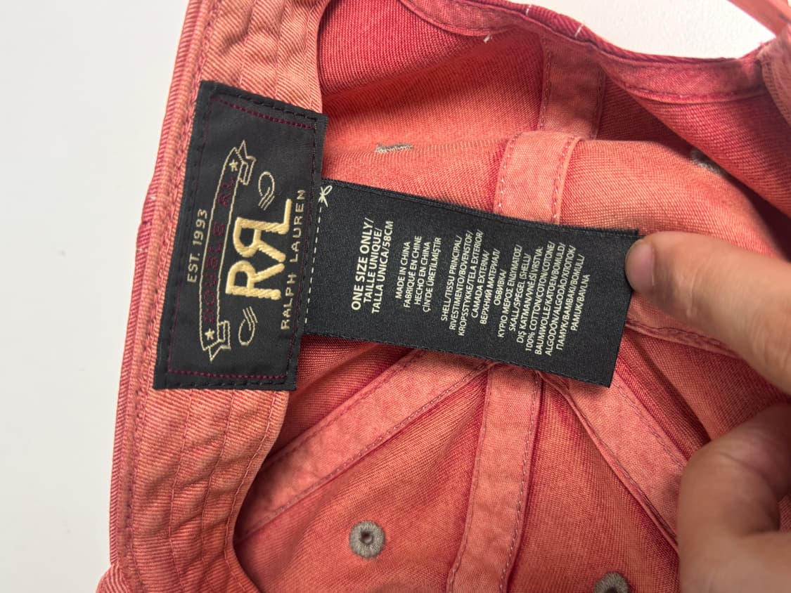 RRL 볼캡 핑크 상품이미지3