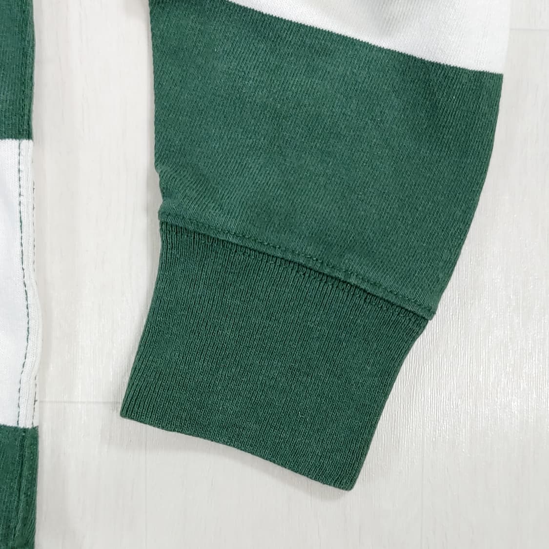 폴로 랄프로렌 스트라이프 패치 럭비셔츠 M 상품이미지5