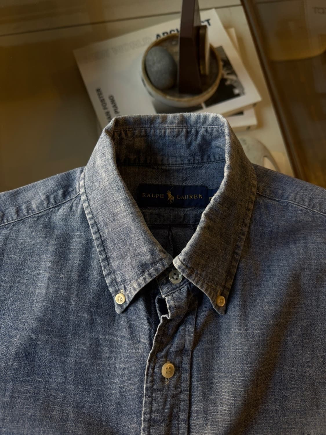 폴로 랄프로렌 샴브레이 셔츠 100 상품이미지7