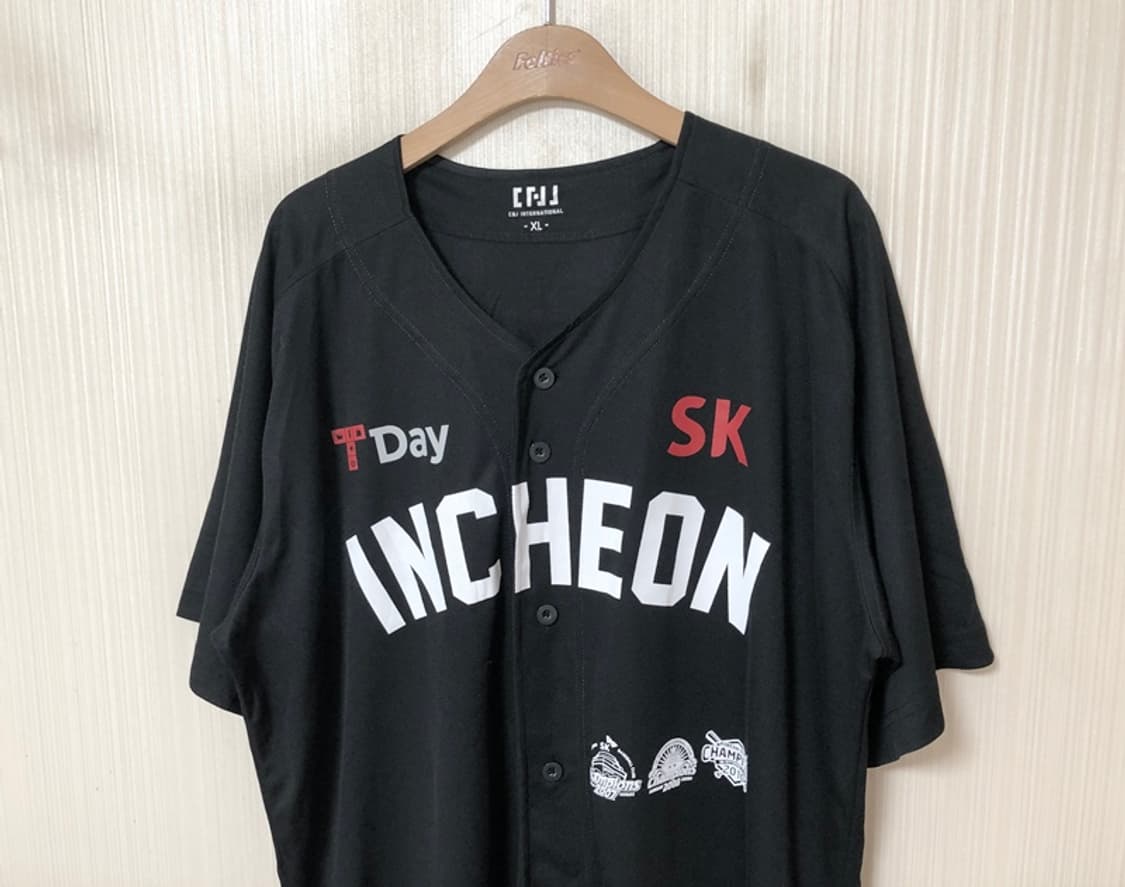 KBO SK와이번스 인천블랙유니폼/져지 XL #29 김광현 상품이미지7