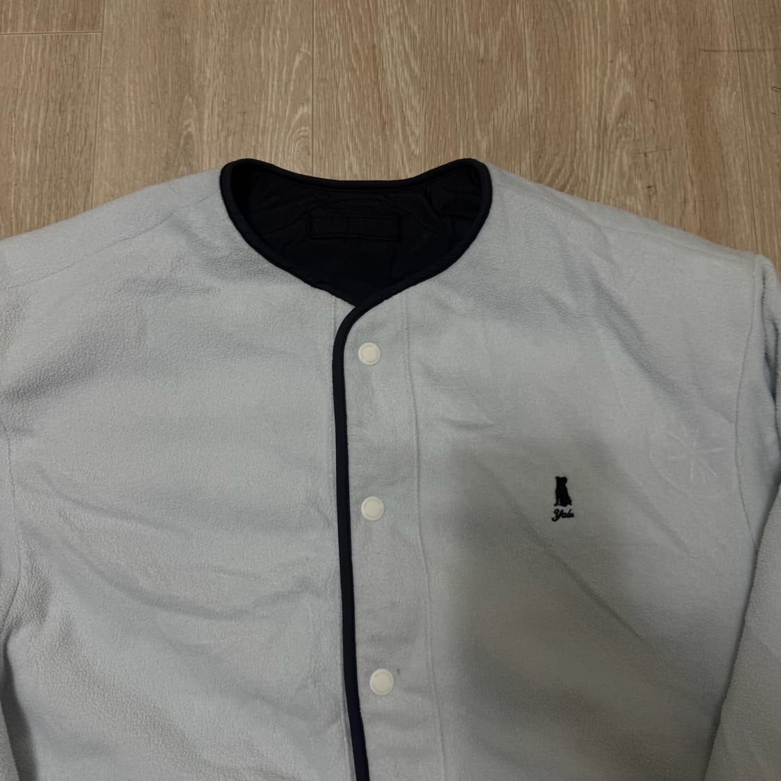 예일 리버시블 후리스 경량패딩 점퍼 M/95  상품이미지4