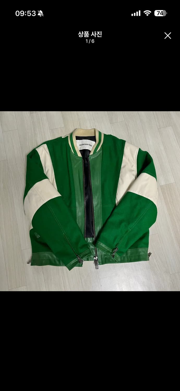 앤더슨벨 모터사이클 레더 자켓 L 상품이미지1