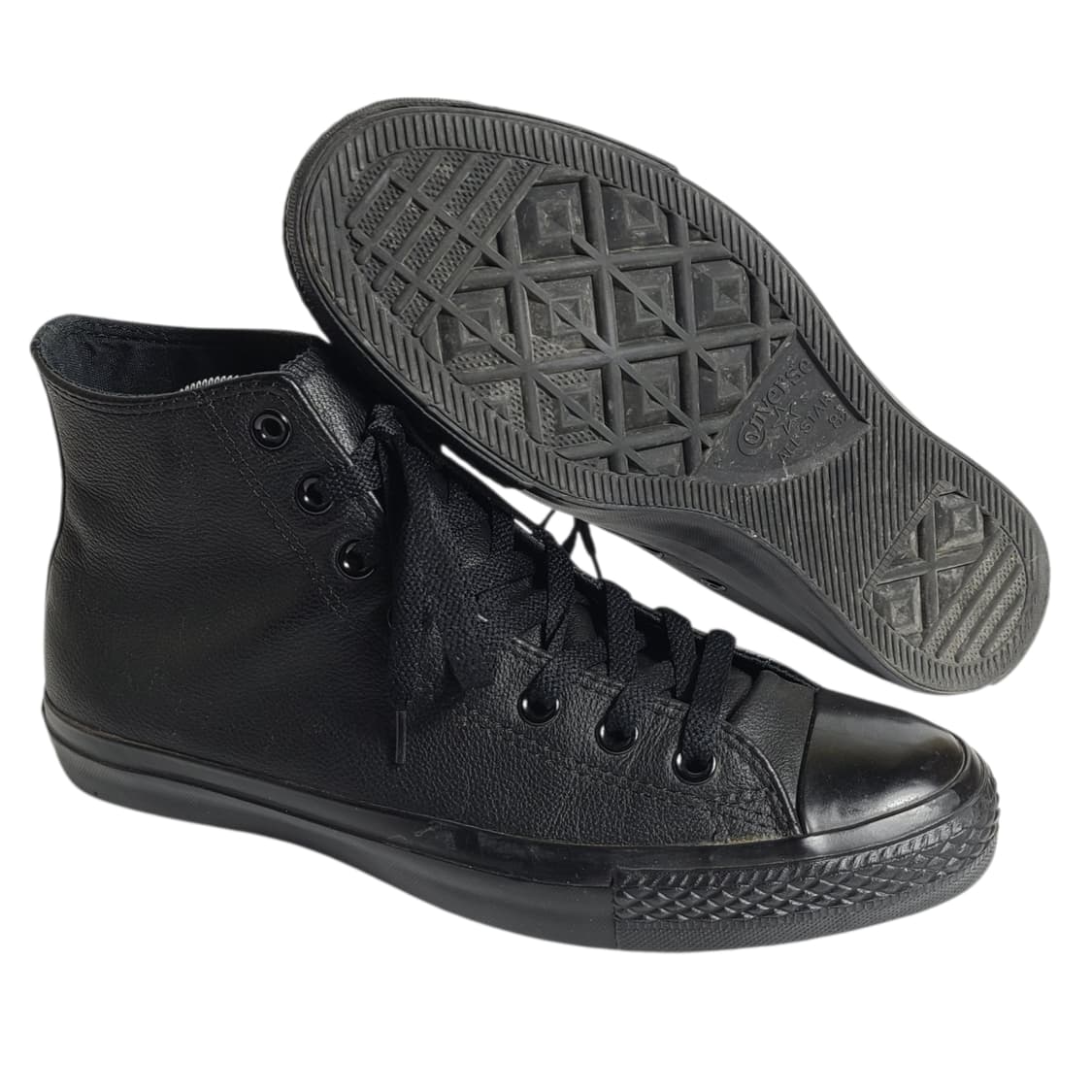 270) CONVERSE 컨버스 척 테일러 올스타 레더 블랙 모노 상품이미지2