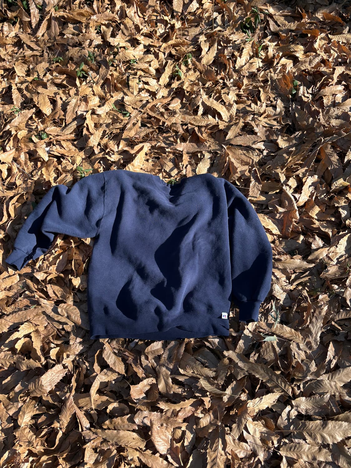 Vintage 🇺🇸 russell 90s XL 러셀  네이비 맨투맨 상품이미지3