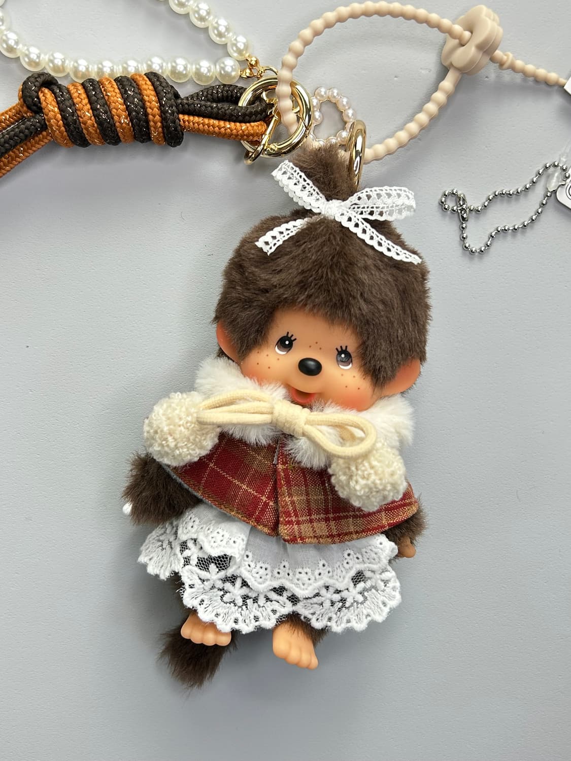 (39)정품몬치치 🤎🧡레이스체크 상품이미지6