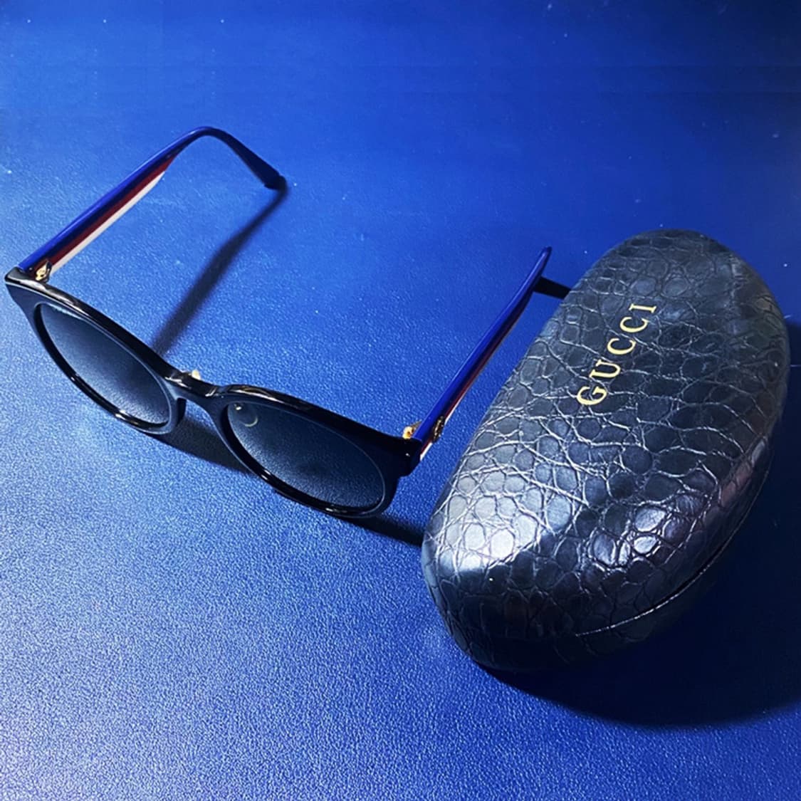 [정품] GUCCI 구찌 삼선템플 로고플레이트 선글라스 상품이미지1