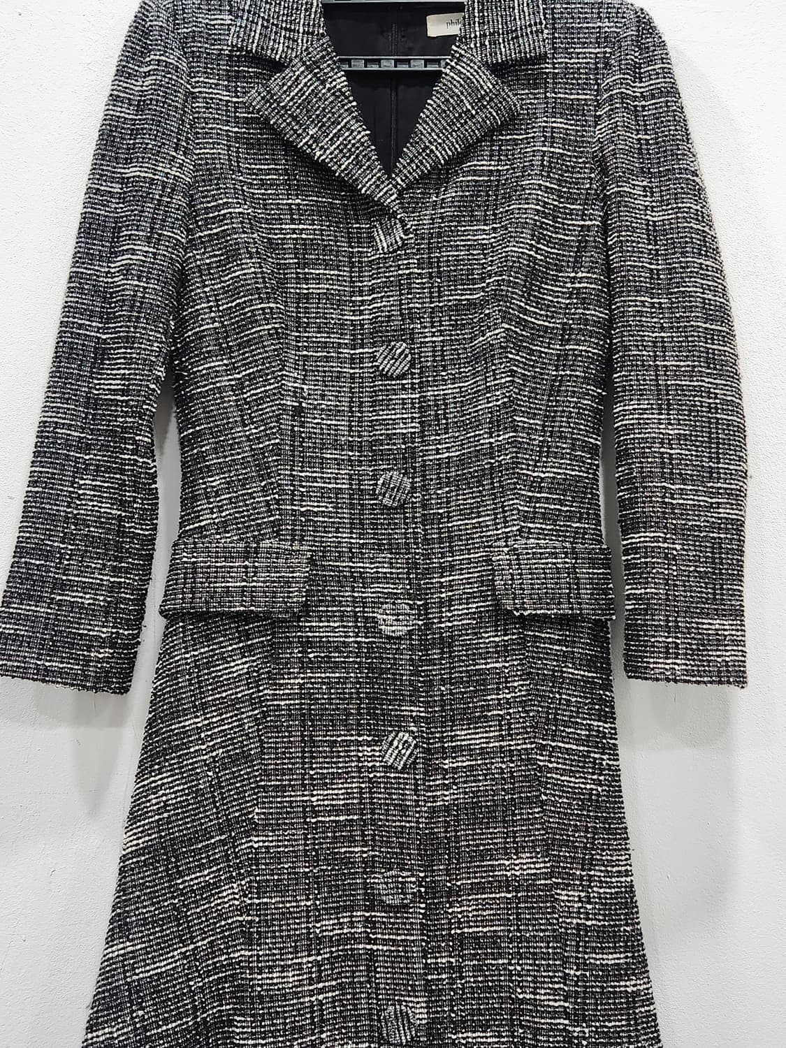 [F] 필로소피 트위드 롱 원피스 여성 프리사이즈 상품이미지4