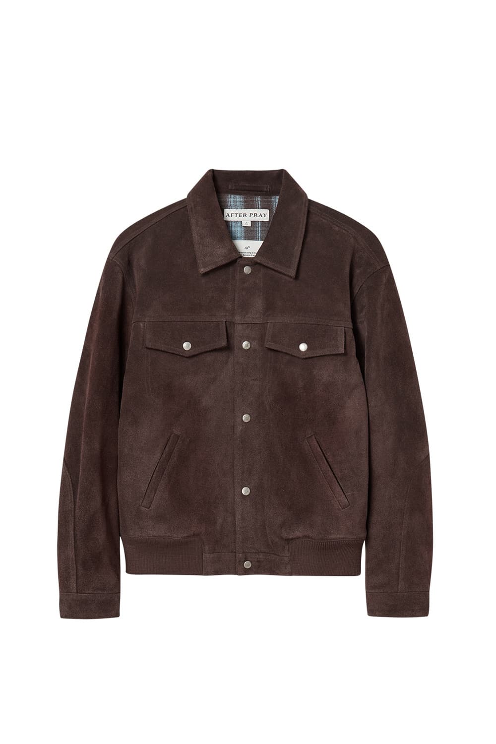 애프터프레이 스웨이드 트러커 블루종 M 상품이미지1