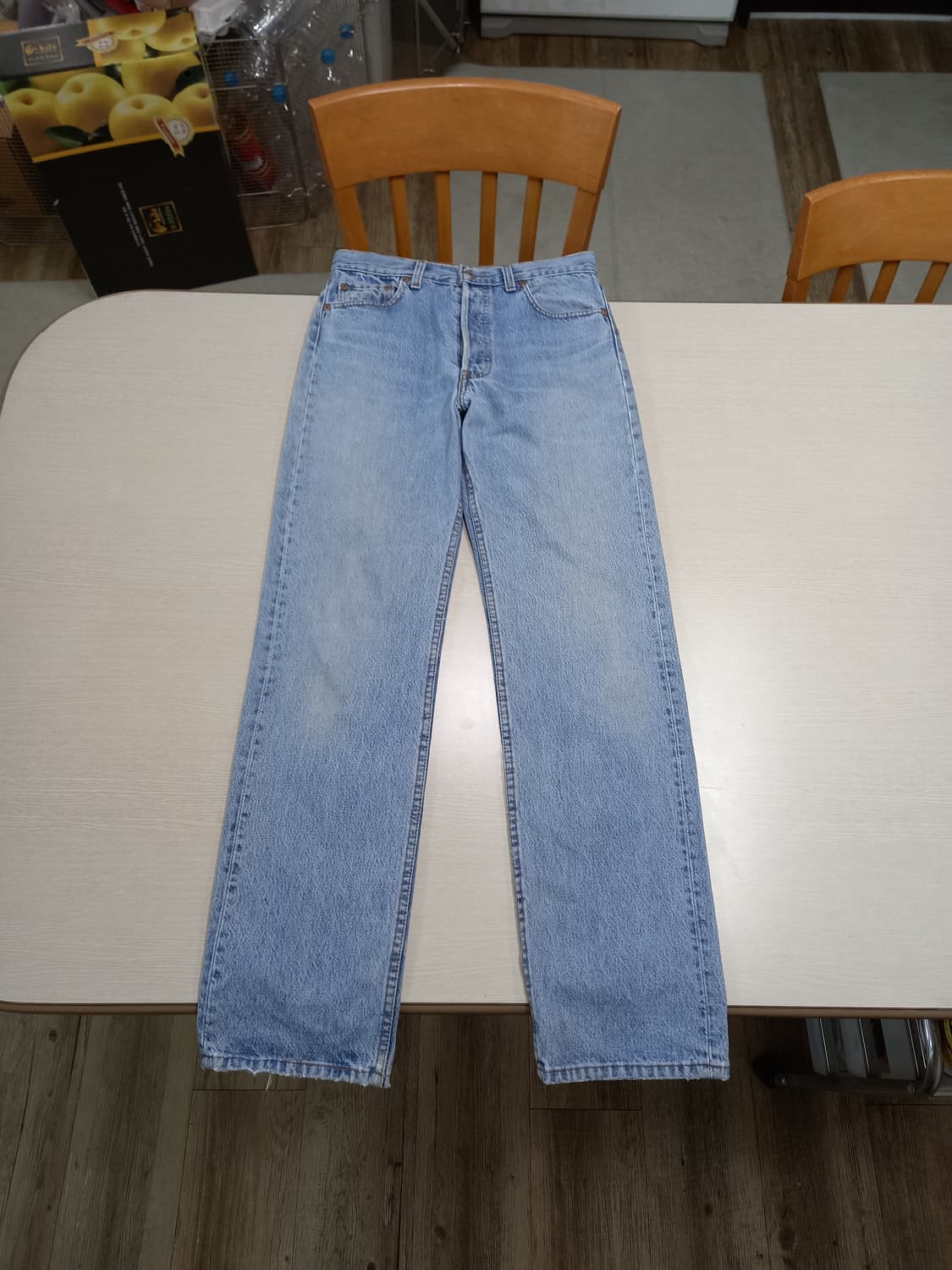 28 91's 리바이스501 USA 일자진 연청 28-922 상품이미지1