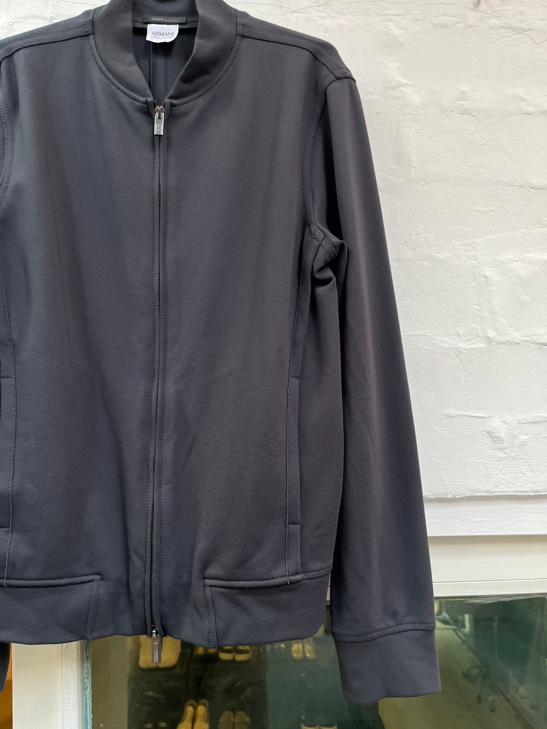 Armani 꼴레지오니 투웨이 집업자켓 블랙 M 상품이미지3