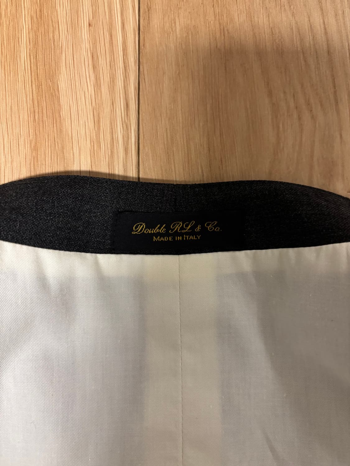 [38S/30] RRL 3피스 울수트 베스트 차콜 상품이미지5