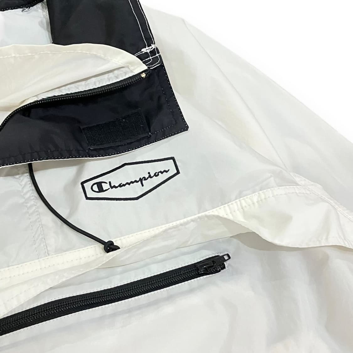 챔피온 화이트 바람막이 아노락 상품이미지5