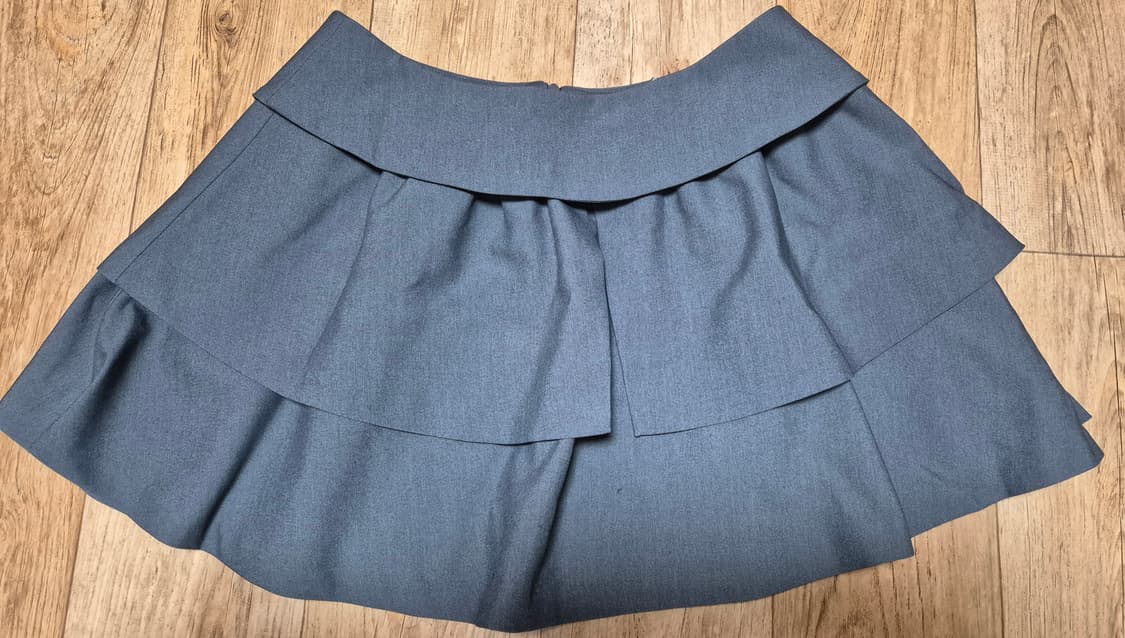 슬릿 캉캉 수트 스커트/ Slit Cancan Suit Skirt 상품이미지2