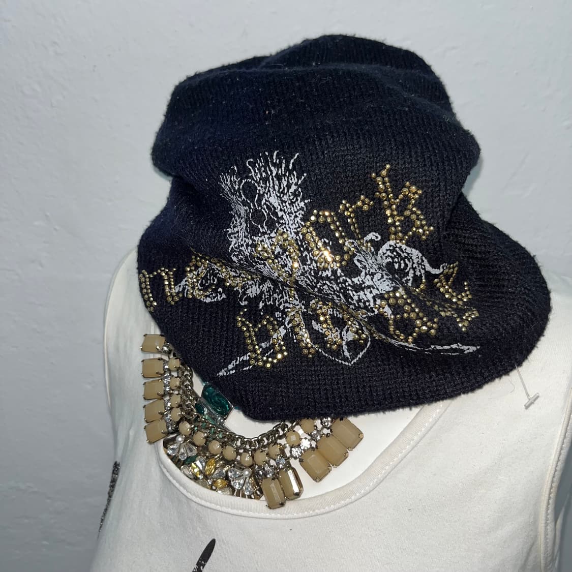 Y2K 큐빅 비니 상품이미지2