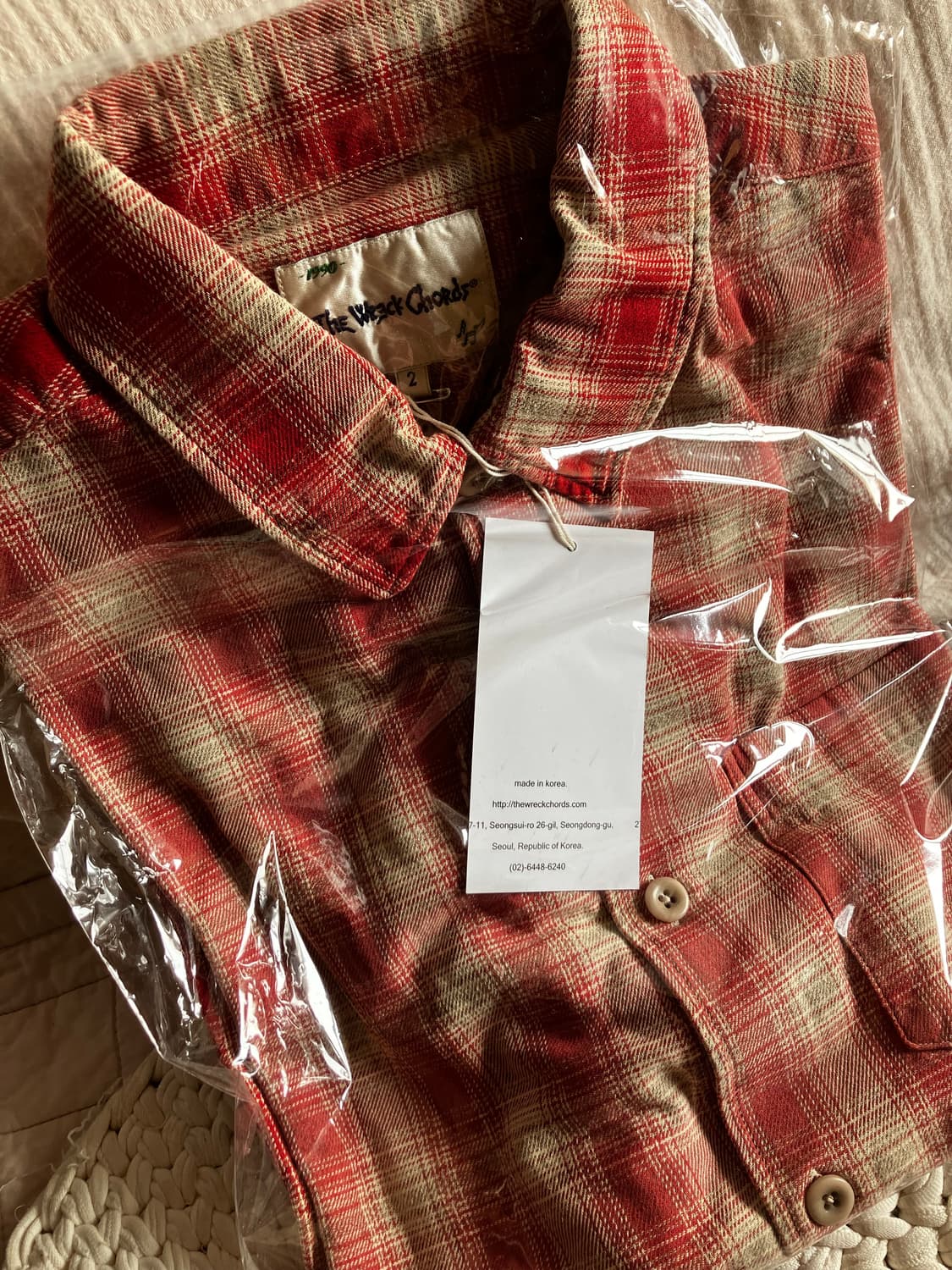 뤡코즈 레드체크 셔츠2 상품이미지1