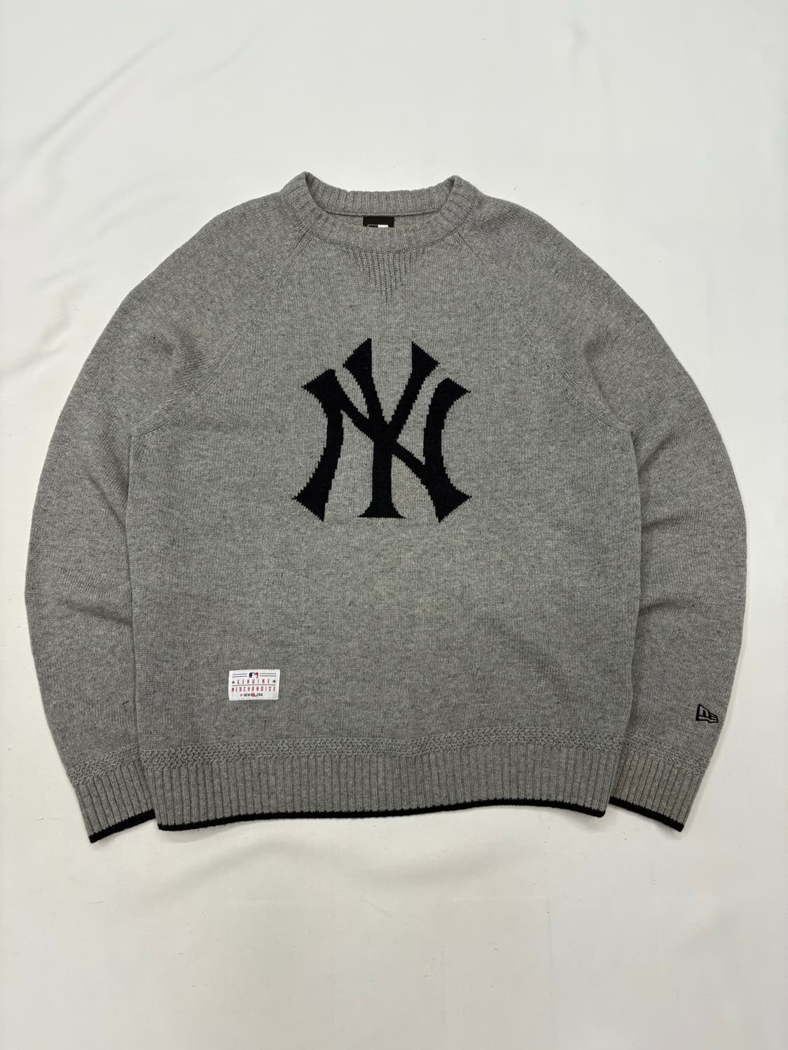 뉴에라 뉴욕양키스 빅로고 울 니트 상품이미지1