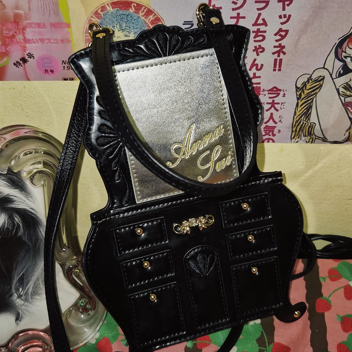 안나수이 엔틱 드레서 레더 파우치 백 상품이미지7