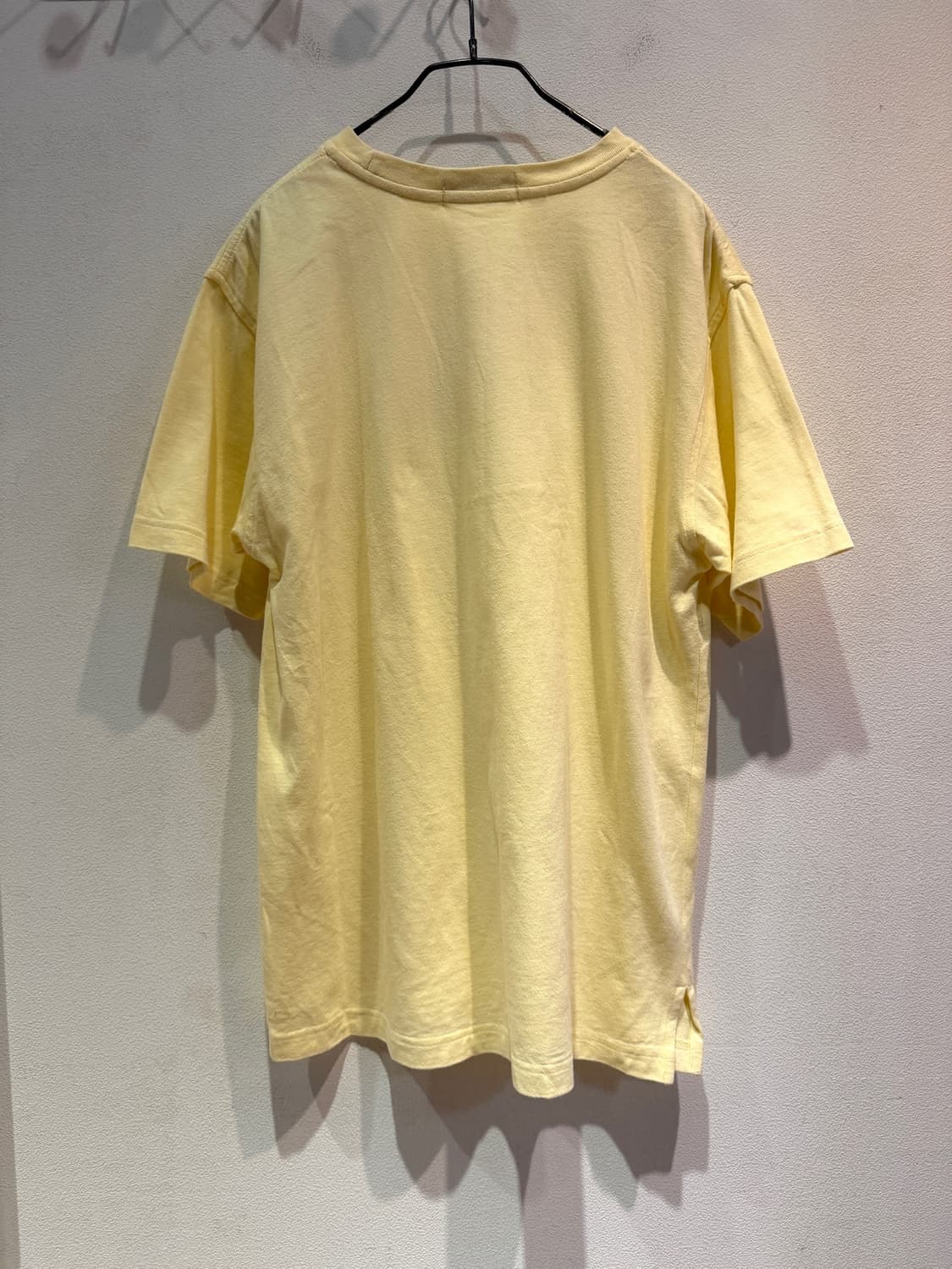 Courreges Pastel Yellow Logo T-Shirt 상품이미지3