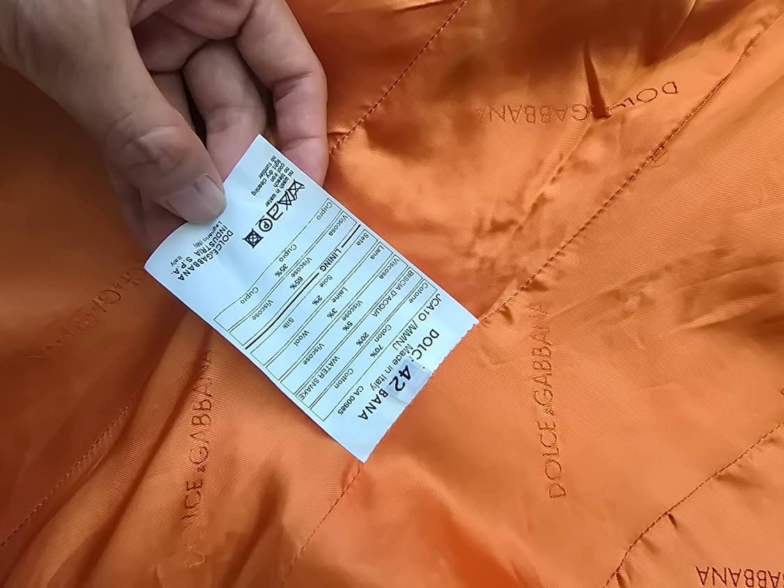 돌체앤가바나 정품 트위드 원피스형 롱코트 상품이미지9