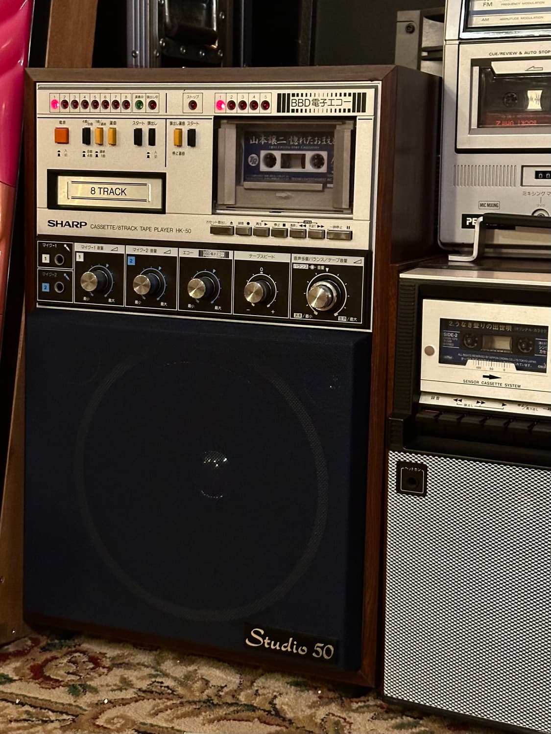 SHARP vintage cassette 8track tape playe 상품이미지5