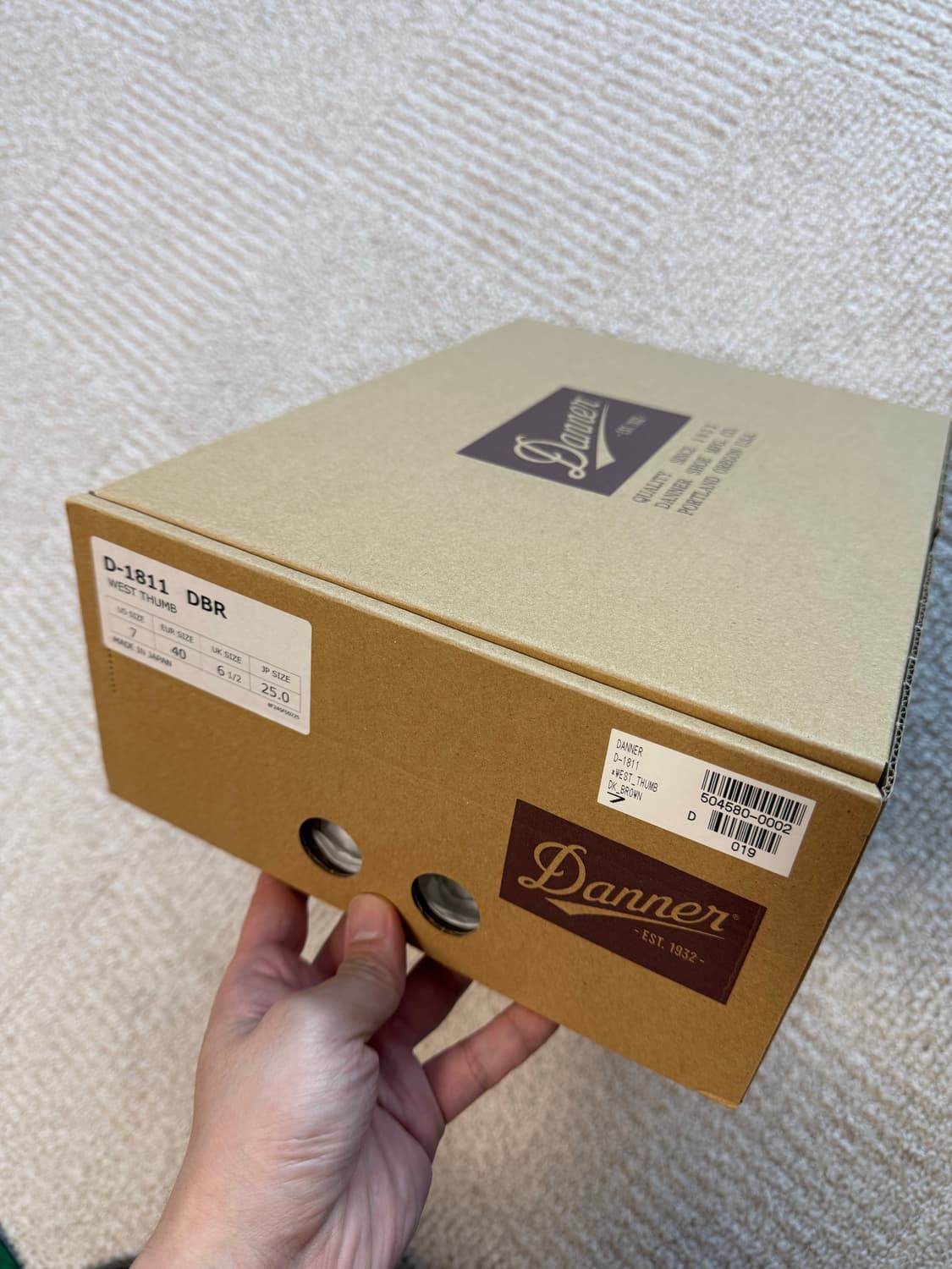 [7] Danner West Thumb 브라운 상품이미지5