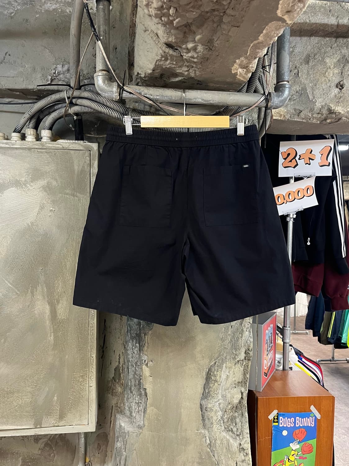 반스 하프 팬츠 블랙 L #csz3650 상품이미지2