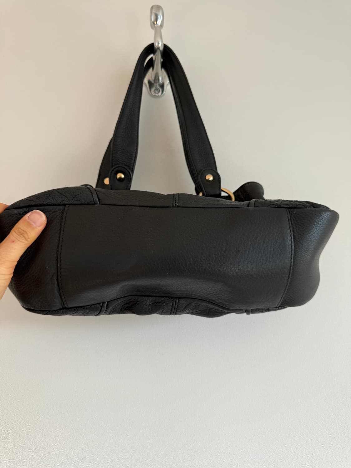 Pre owned 레더 토트 숄더백 상품이미지5