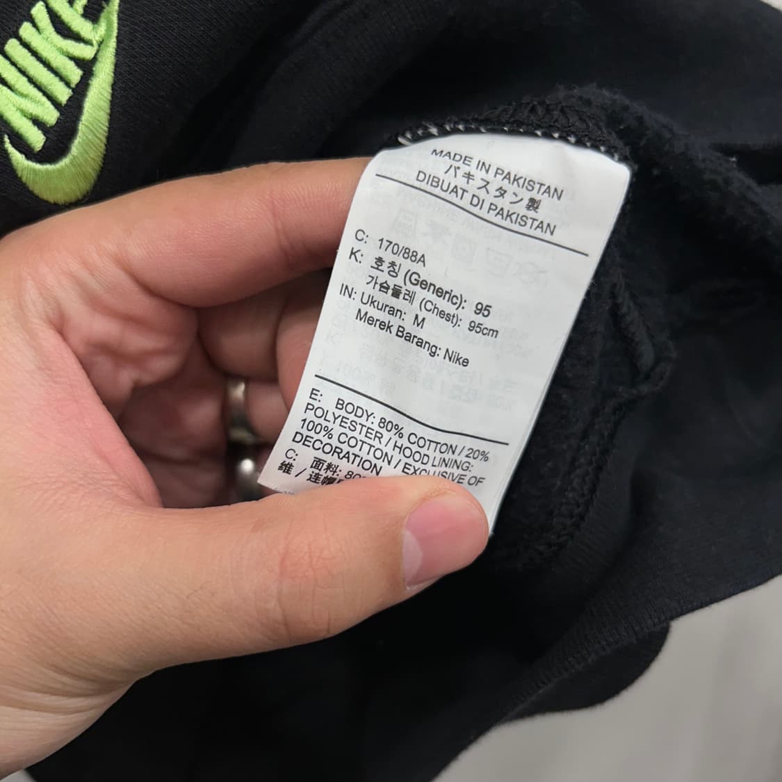 나이키 스우시 멀티 자수로고 후드티 상품이미지4