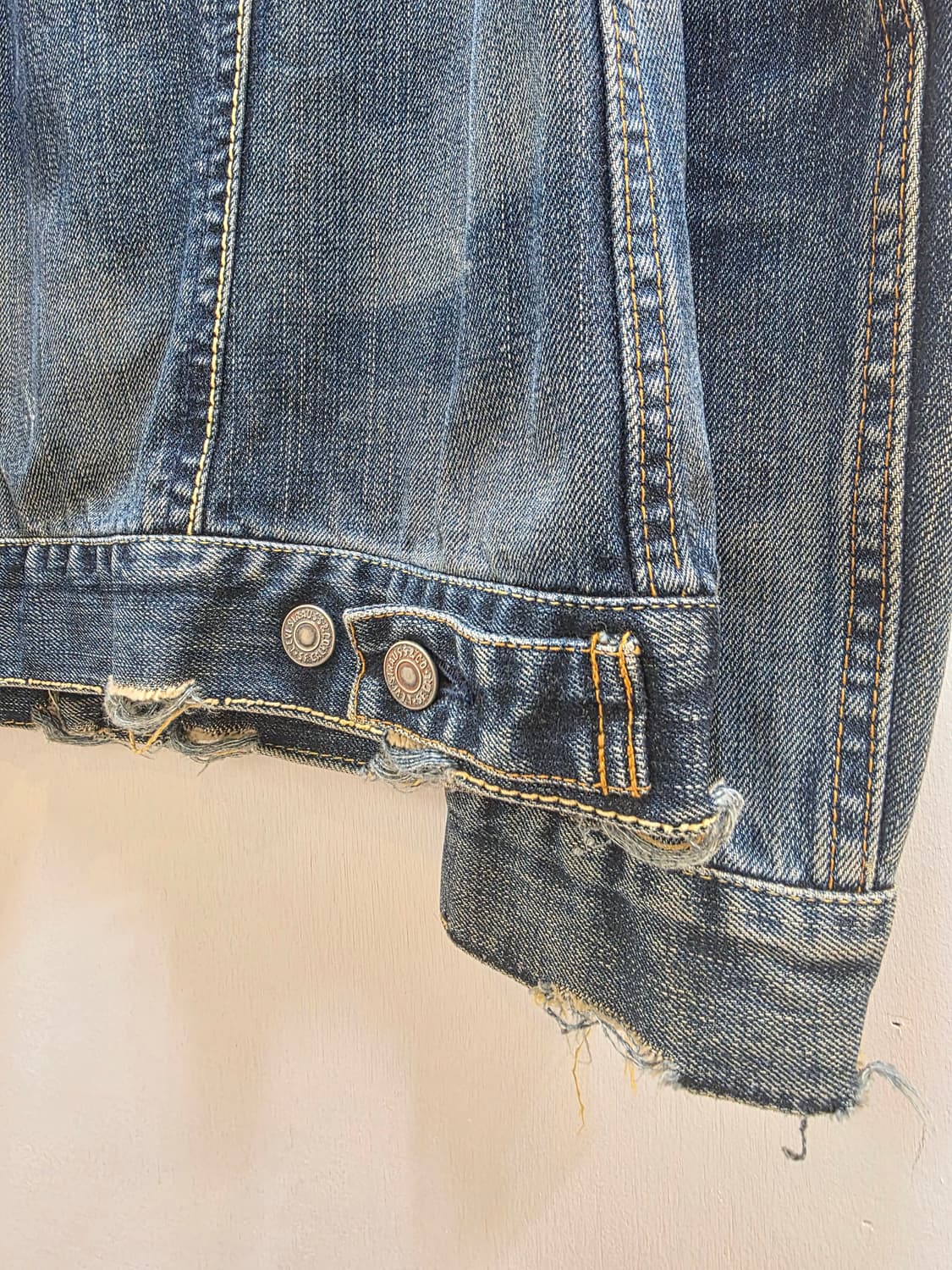 재팬 리바이스 레드룹 새들스티치 M 상품이미지7