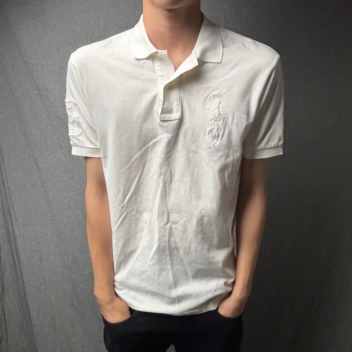 폴로 빅포니 화이트 반팔 상품이미지1