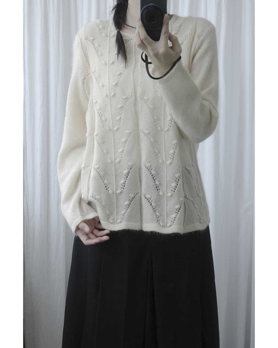 Fluffy mohair knit 상품이미지4