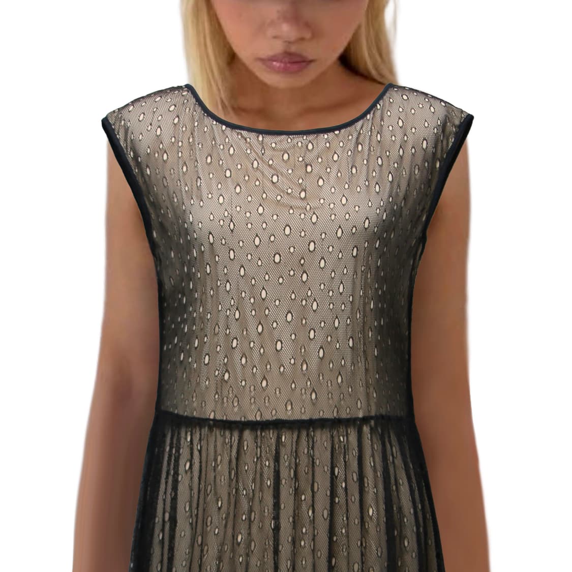 Sheer Mesh Layered dress 상품이미지1